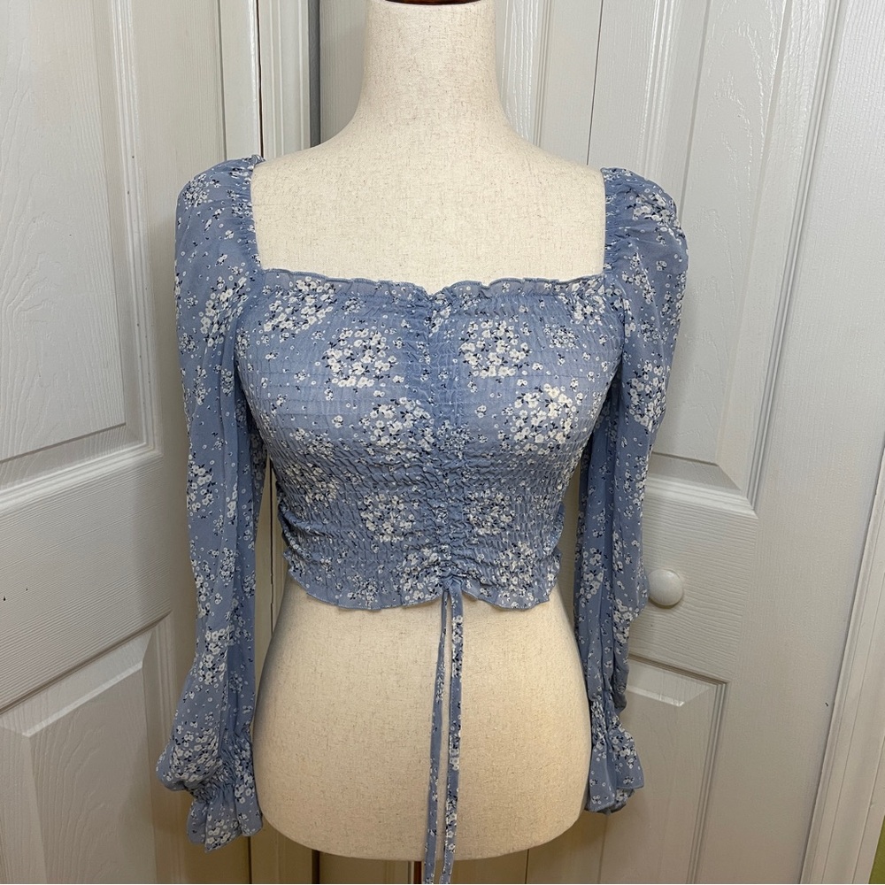 OotdFash smocked floral top